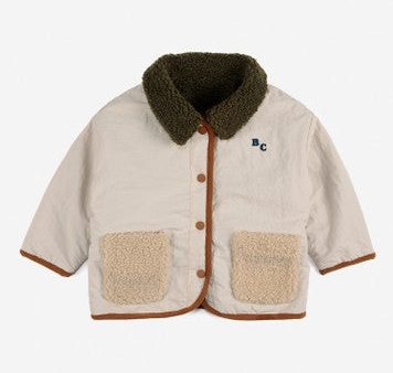 Baby Boys & Girls White Reversible Jacket on Sale