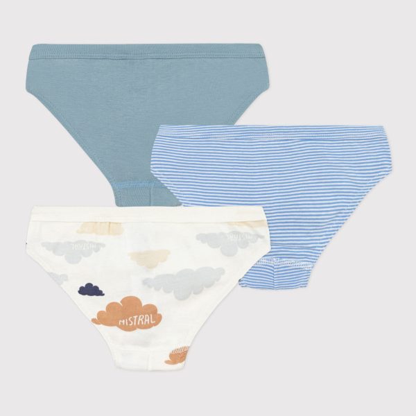 Boys Blue Cotton Underwear Set(3 Pack) Supply