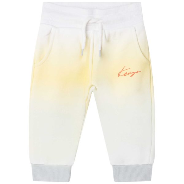 Baby Boys & Girls White Cotton Trousers Supply