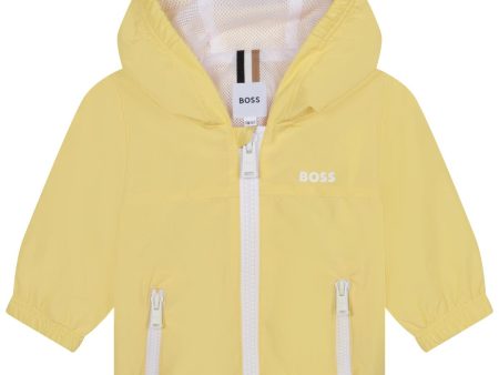 Baby Boys & Girls Yellow Zip-Up Jacket Discount