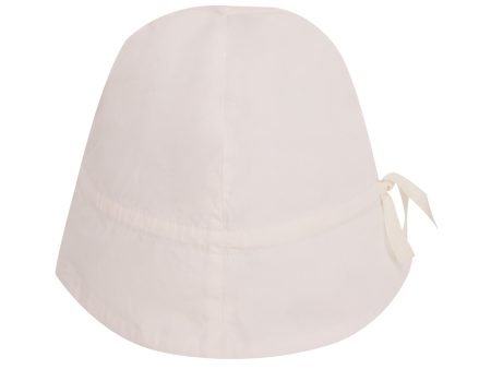 Baby Girls Light Pink Cotton Hat For Discount