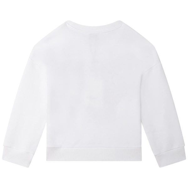 Girls White Tiger Sweatshirt For Sale