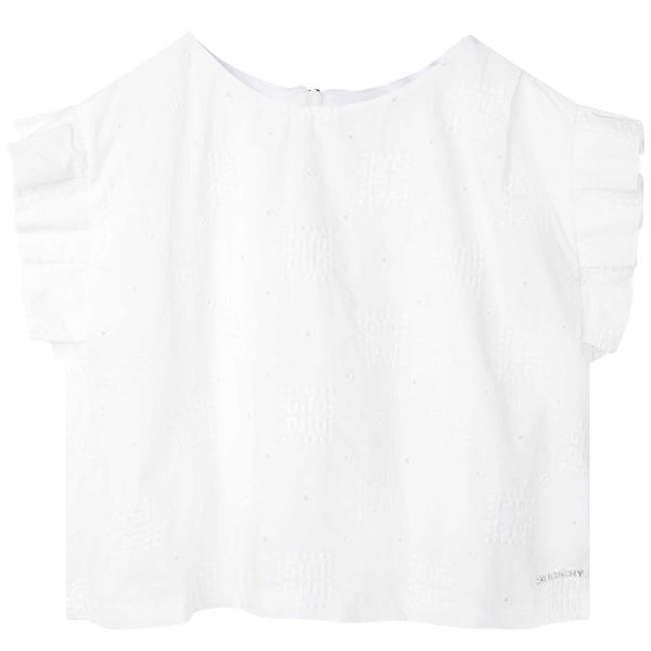 Girls White Tops Online Sale