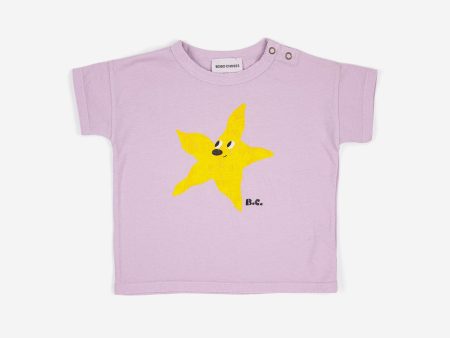 Baby Boys & Girls Lavender Cotton T-Shirt Online