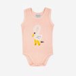 Baby Boys & Girls Light Pink Cotton Babysuit Fashion