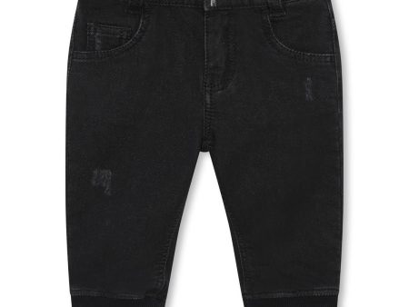 Boys & Girls Black Denim Trousers Online Sale