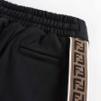 Boys & Girls Black Logo Trousers For Cheap