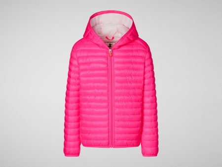 Boys & Girls Fluo Pink Padded Jacket Discount