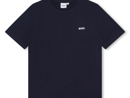 Boys Navy Logo T-Shirt Sale