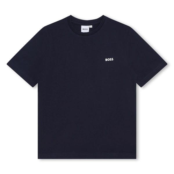 Boys Navy Logo T-Shirt Sale