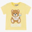 Baby Boys & Girls Yellow Logo Cotton T-Shirt Hot on Sale