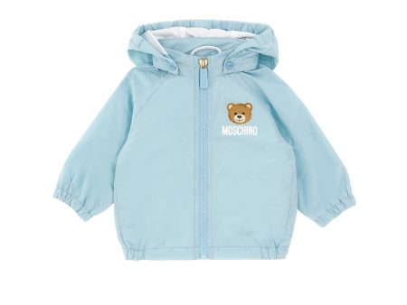 Baby Boys & Girls Blue Zip-Up Jacket For Sale