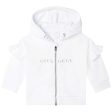 Baby Boys & Girls White Hooded Sweatshirt Supply