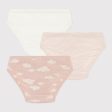 Girls Pink Cotton Underwear Set(3 Pack) Online Sale