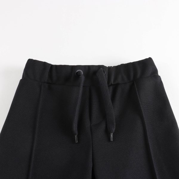 Boys & Girls Black Logo Trousers For Cheap