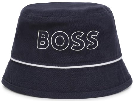 Baby Boys Navy Logo Hat Online