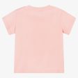 Baby Boys & Girls Pink Logo Cotton T-Shirt For Discount