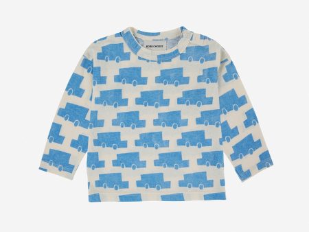 Baby Boys & Girls Blue T-shirt Cheap