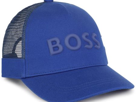 Boys Blue Logo Cap Online now