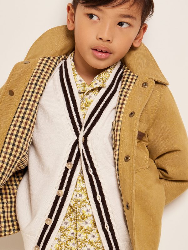 Boys & Girls Brown Coat For Cheap