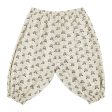 Baby Boys & Girls White Floral Cotton Trousers on Sale