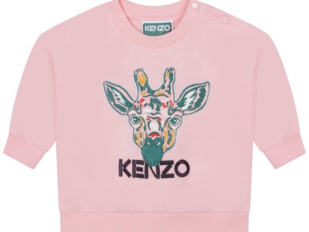 Baby Girls Pink Logo Sweatshirt Online now