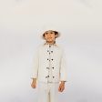 Boys & Girls White Denim Jacket For Discount