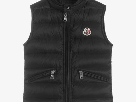 Boys Black  GUI  Padded Down Gilet Online now