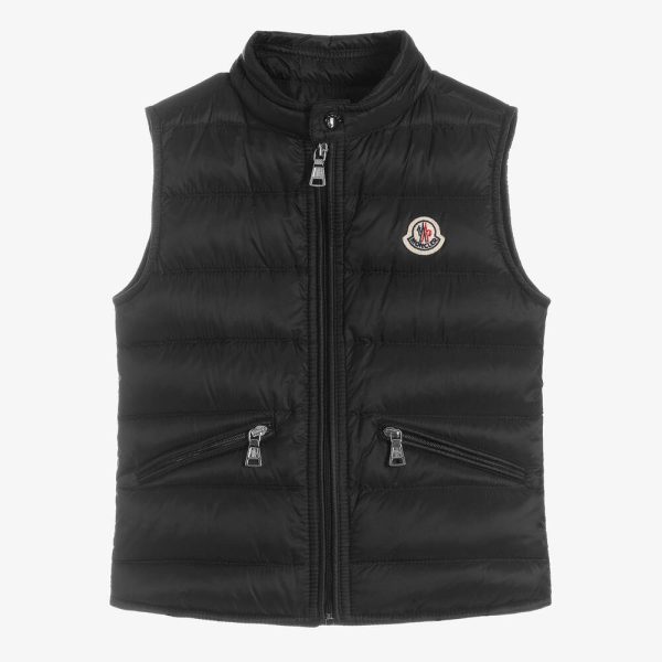 Boys Black  GUI  Padded Down Gilet Online now