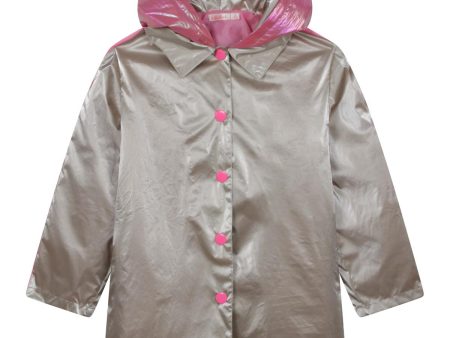 Girls Silver Coat on Sale