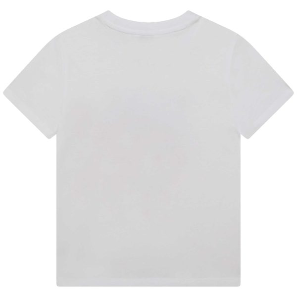 Girls White Tiger Cotton T-Shirt Online