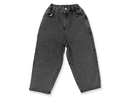 Boys & Girls Grey Denim Trousers Discount