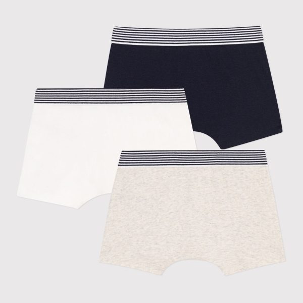 Boys White Cotton Underwear Set(3 Pack) Online now