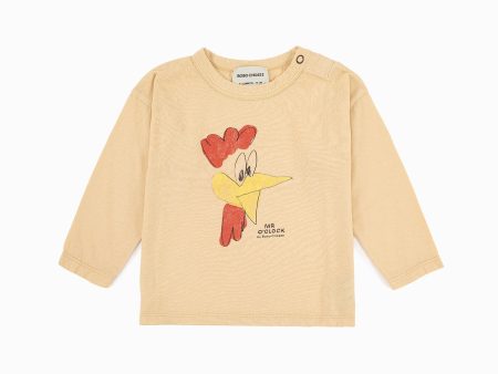 Baby Boys & Girls Beige T-shirt Online Sale