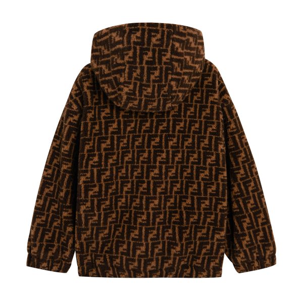 Boys & Girls Brown Logo Jacket on Sale