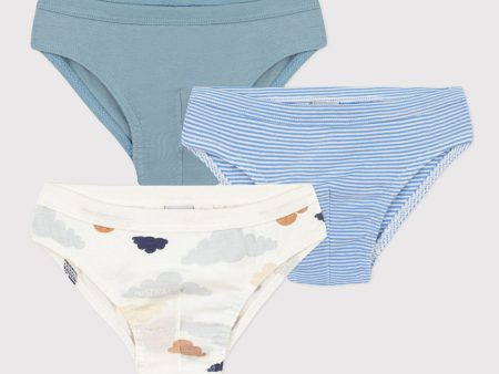 Boys Blue Cotton Underwear Set(3 Pack) Supply