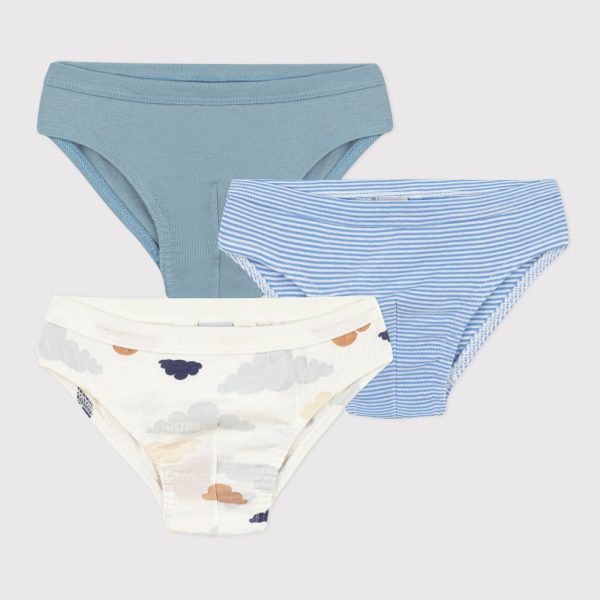 Boys Blue Cotton Underwear Set(3 Pack) Supply