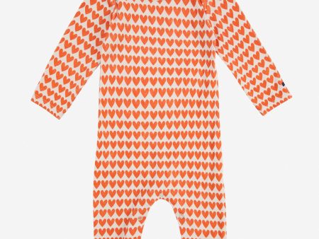 Baby Boys & Girls Pink Heart Babysuit Hot on Sale