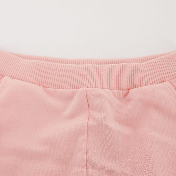 Baby Boys & Girls Pink Cotton Trousers For Cheap