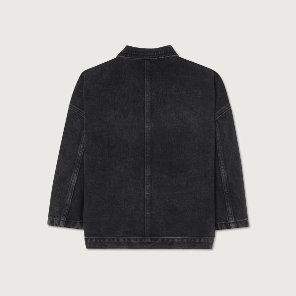 Boys & Girls Black Denim Jacket For Sale