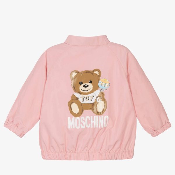 Baby Boys & Girls Pink Zip-Up Jacket Cheap