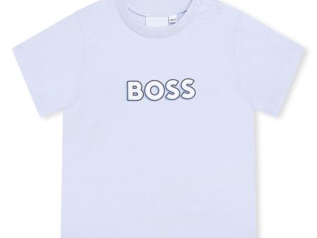 Boys Boys Light Blue Logo T-Shirt Online now