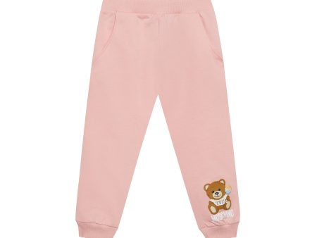 Baby Boys & Girls Pink Cotton Trousers For Cheap