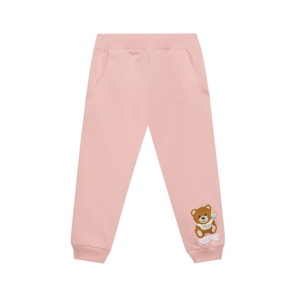 Baby Boys & Girls Pink Cotton Trousers For Cheap