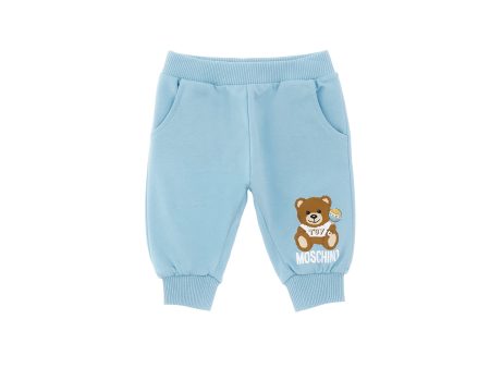 Baby Boys & Girls Blue Cotton Trousers Cheap