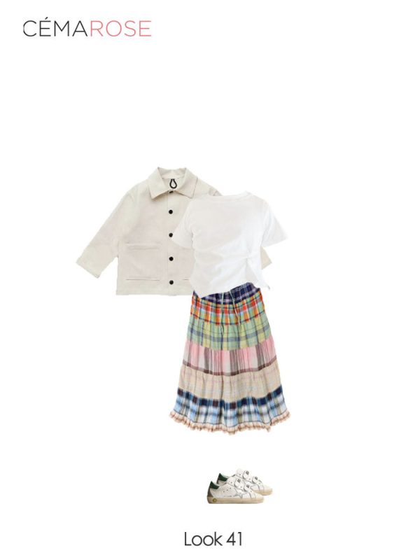 Boys & Girls White Denim Jacket For Discount