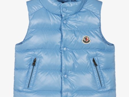 Baby Boys & Girls Pale Blue Padded Down Gilet Online