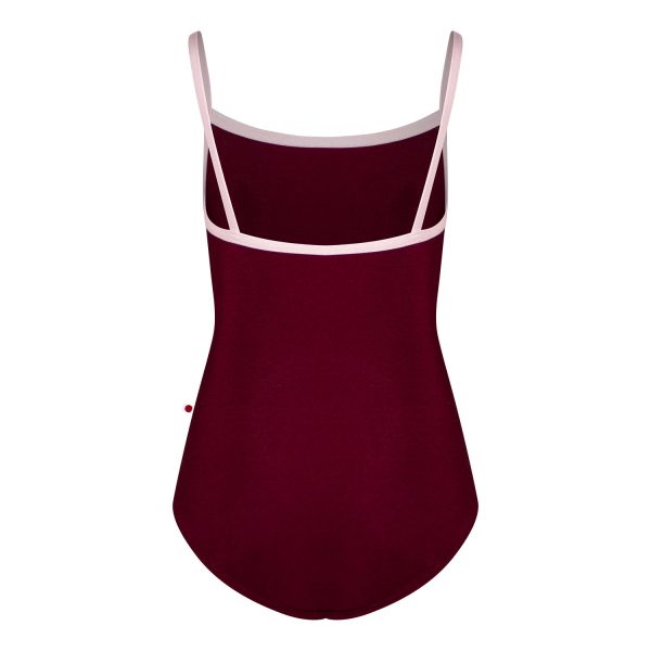 Girls Wine Red Ballet Onesies Online Sale