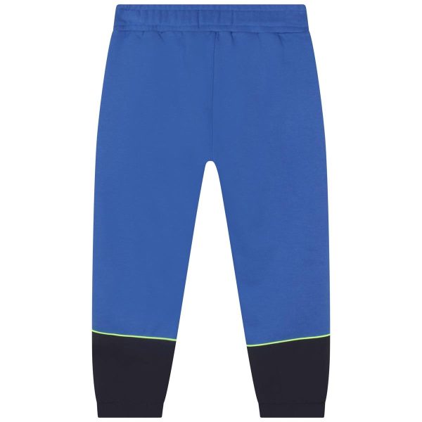 Boys Blue Logo Trousers Supply