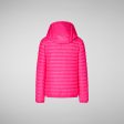 Boys & Girls Fluo Pink Padded Jacket Discount